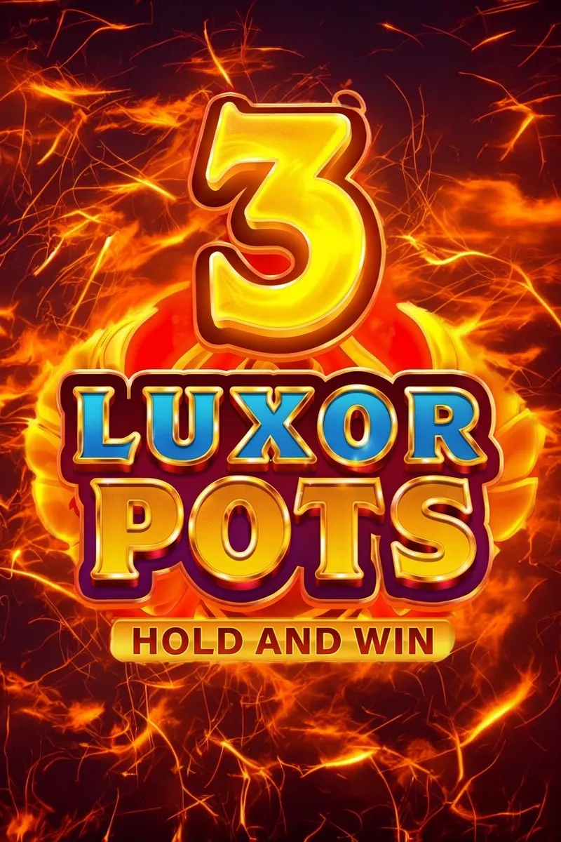 3 Luxor Pots Fiery
