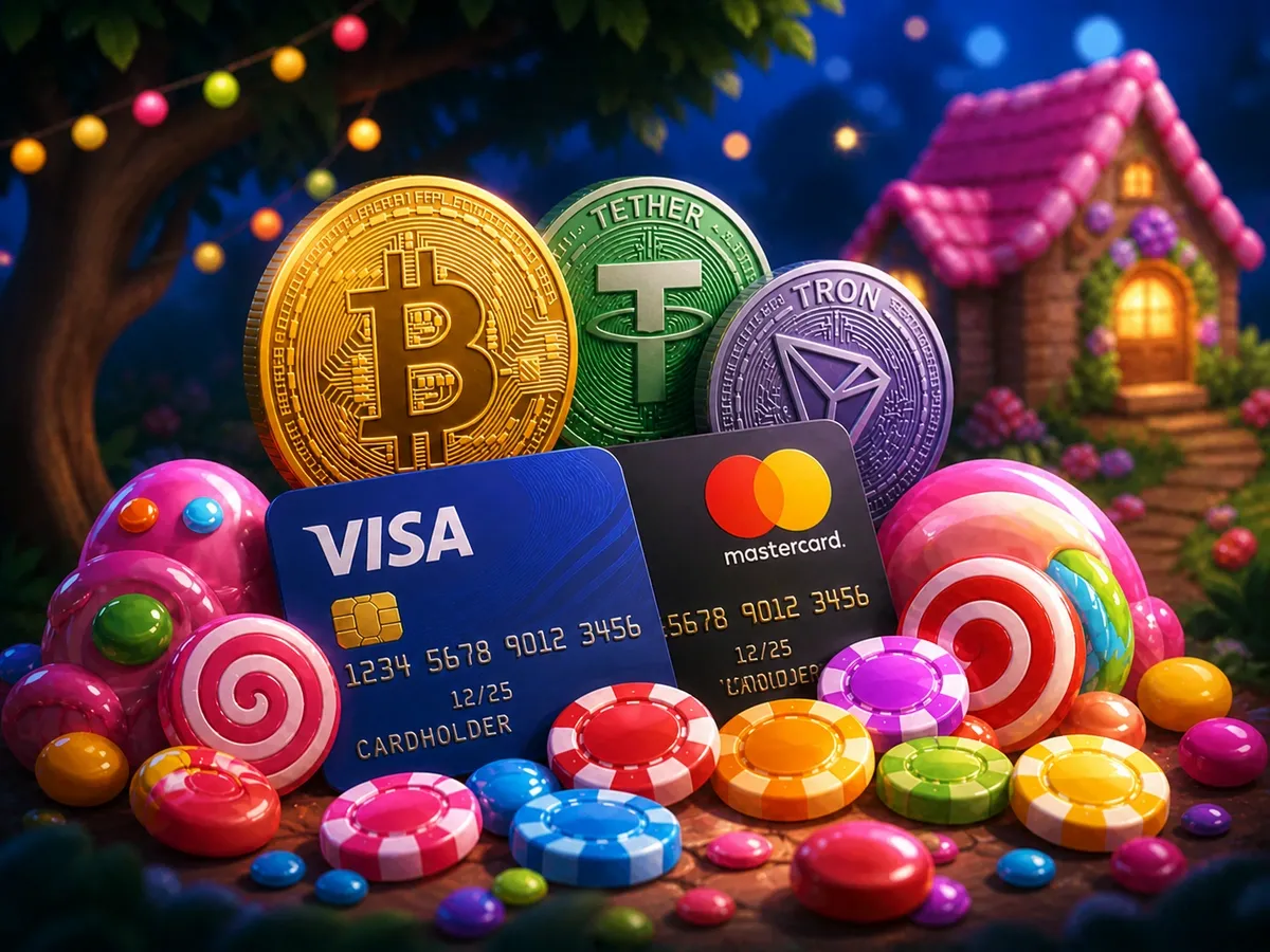 Crypto Cards With Sweets